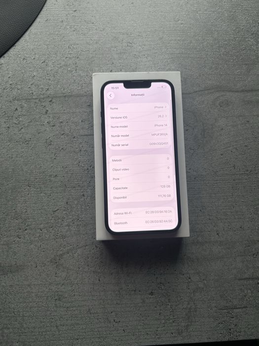 Vand iphone 14 128gb