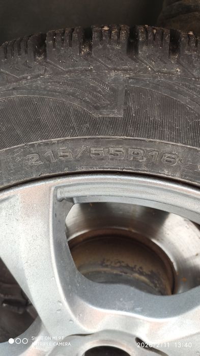 Продам диски с резиной зима