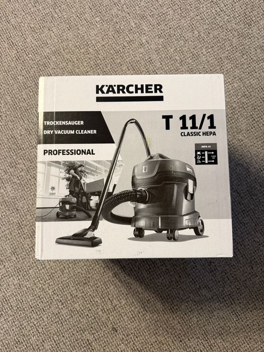 Aspirator profesional uscat T 11/1 Classic HEPA Sigilat