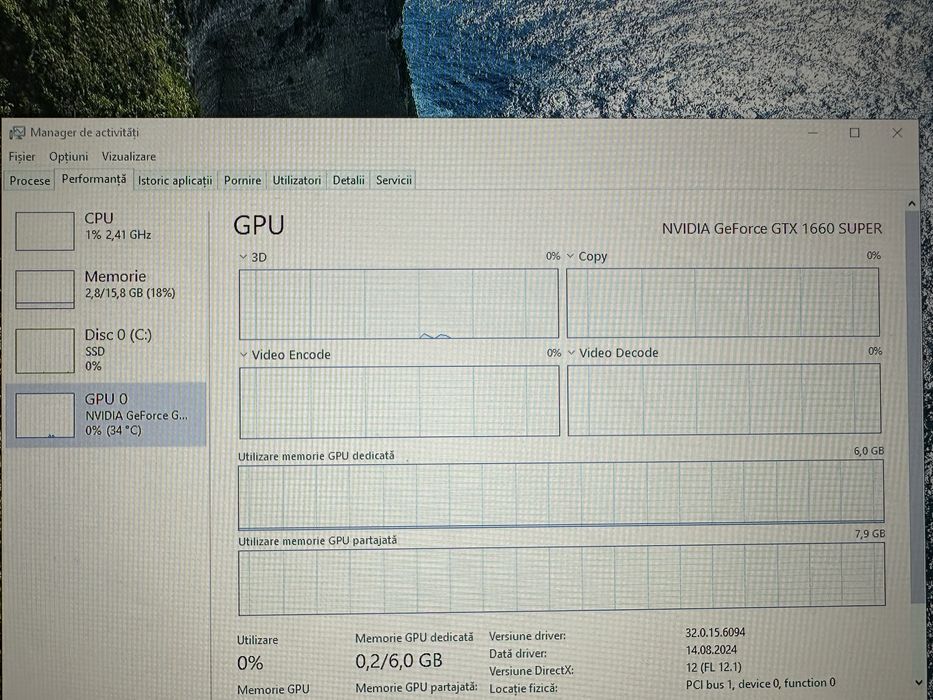 Nvidia GTX 1660 SUPER