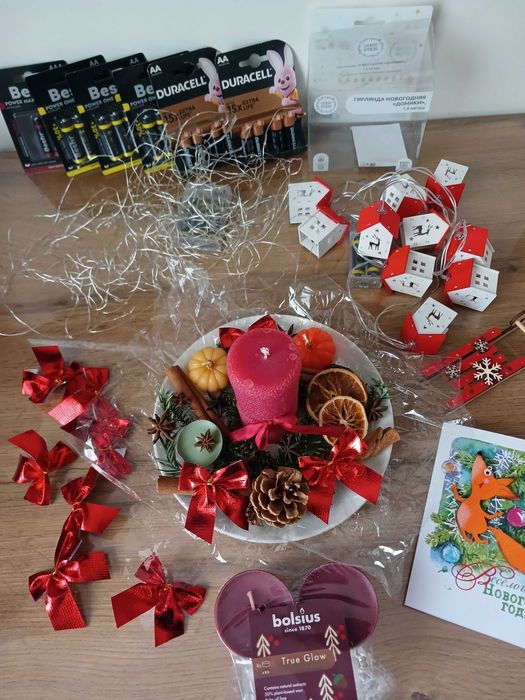 До 25 января! Новогодний декор, гирлянды, свечи
