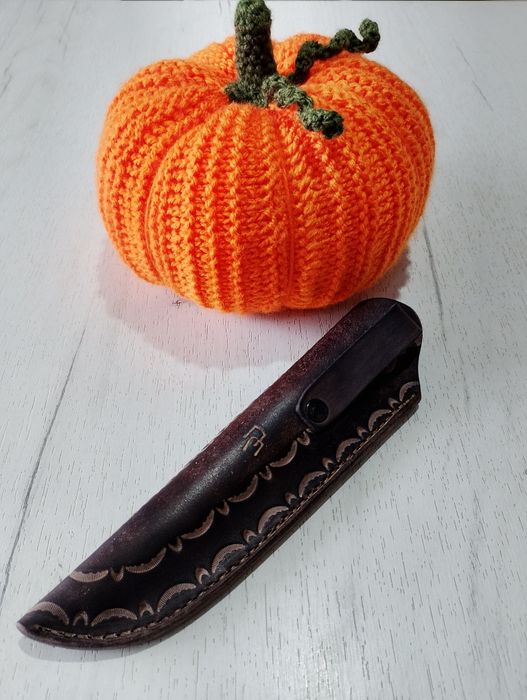 Кания за нож ръчна изработка от естествена кожа