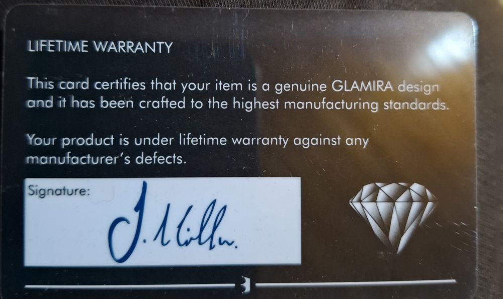 Inel de logodna Glamira  aur alb 1.25 crt