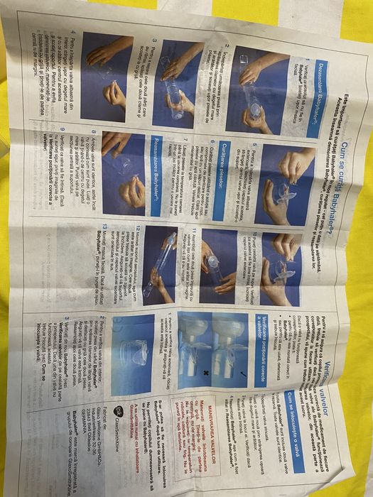 Babyhaler dispozitiv aerosoli copii