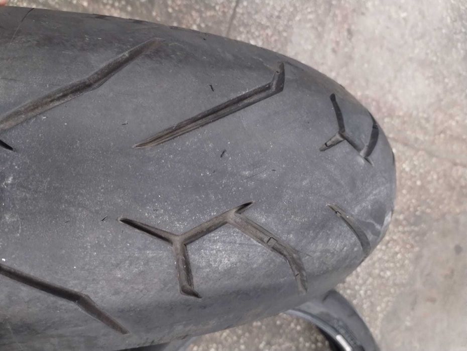set anvelope moto Pirelli Diablo Rosso II 120/70*17 180/55*17 dot 2020