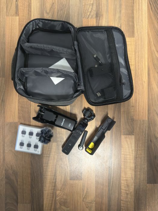 Dji osmo pocket 2 + amortizor, full accesorii, BT, lentile ND