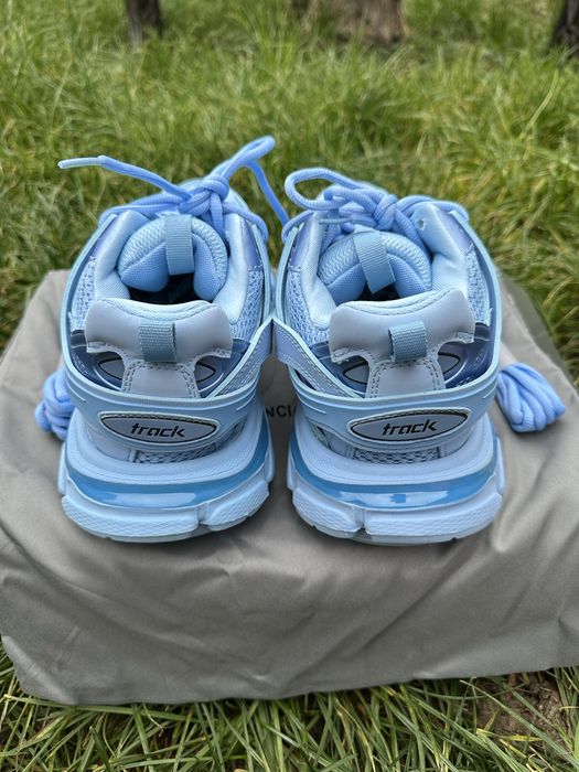 Adidasi Balenciaga Track / Baby Blue & Albastru / Calitate Premium