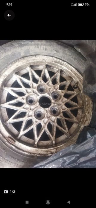 Продам резина с титановыми дисками