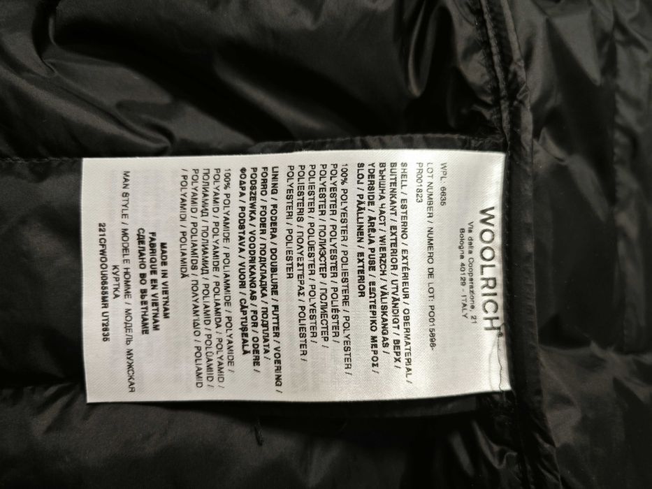 Woolrich Оригинално мъжко яке с пух размер М