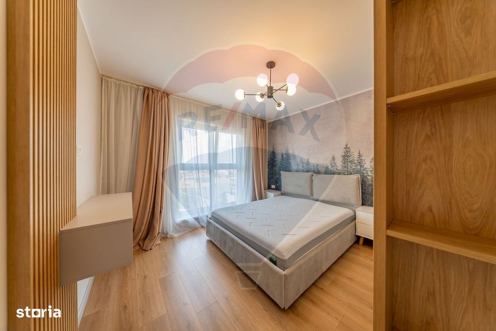 Apartament cu 2 camere, parcare și design premium