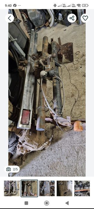 Carlig remorcare motor rezervor usa  Ford Ranger Mazda Bt50 b2500