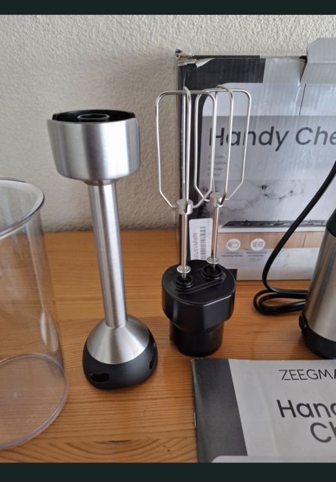 Zeegma Handy Chef 4в1 многофункционале вертикален ръчен пасатор/1000W