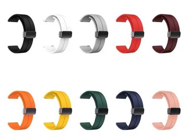 Curea SILICON 20 / 22mm pentru Samsung Galaxy Watch 3 | 10 Culori + Montaj Gratuit