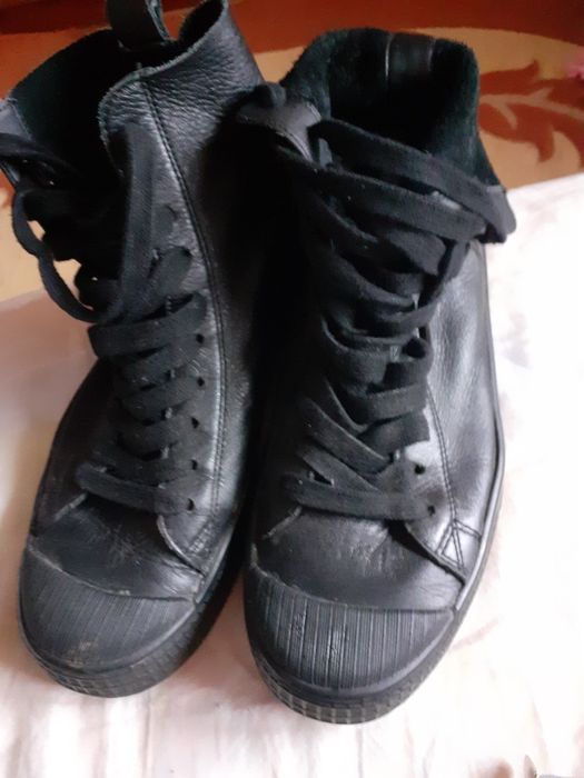 Ghete nr36 piele  negre