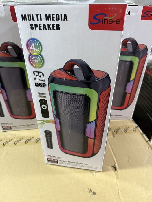 БЕПУЛ Доставка, Kalonka Караоке Колонка JQS (45См)+Симсиз Микрофон