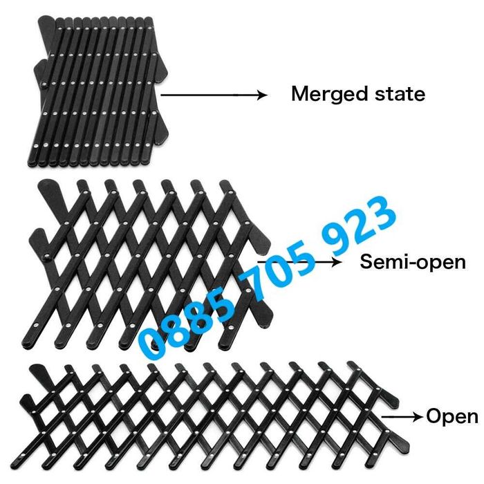 Сгъваема преграда за прозорец домашни любимци
