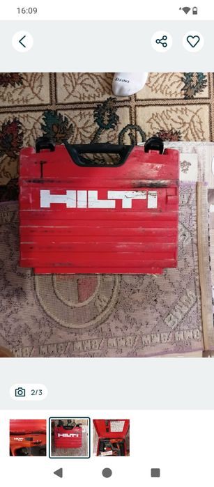 Pistol de HILTI de bătut cuie în ciment