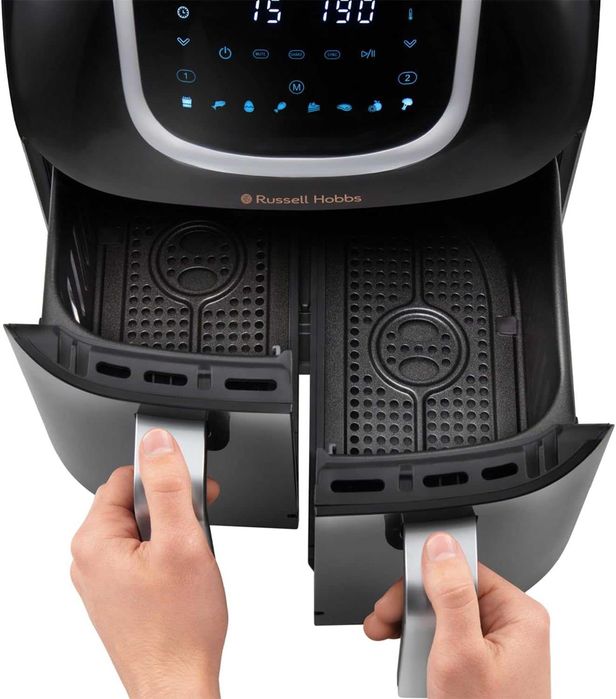 Фритюрник с горещ въздух Russell Hobbs Dual Basket, 8.7L, Air Fryer