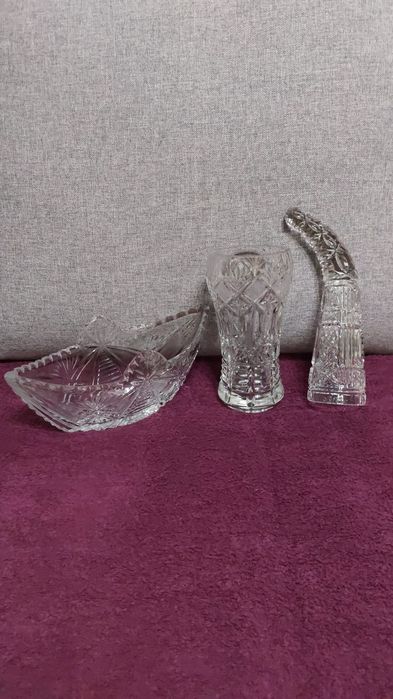 Вазы хрусталь, Ручная работа