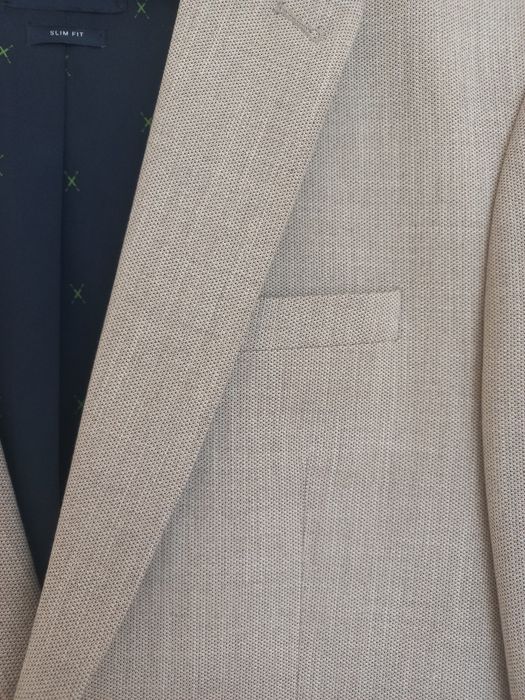 Мъжко сако, пролетно, беж, McNeal, slim fit