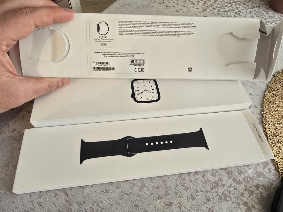 Apple watch 7 series 41 mm Midnight Sport Brand Aluminium Case