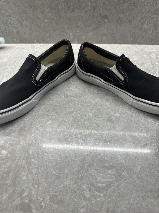 Vans clasic slip-on negri