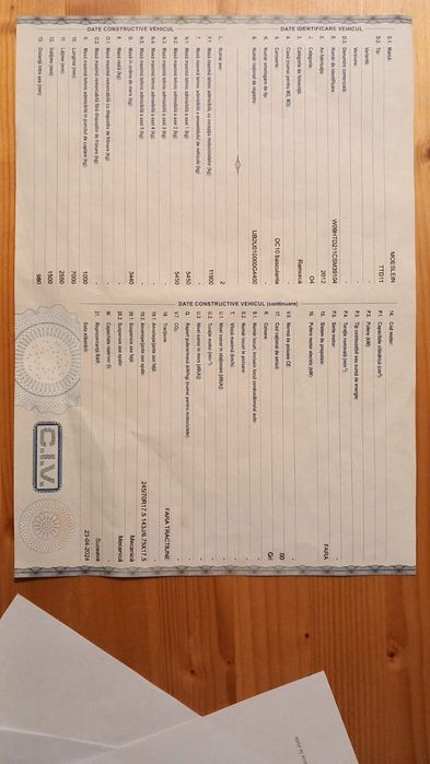 Trailer remorcă Moeslein basculabila pe trei parti