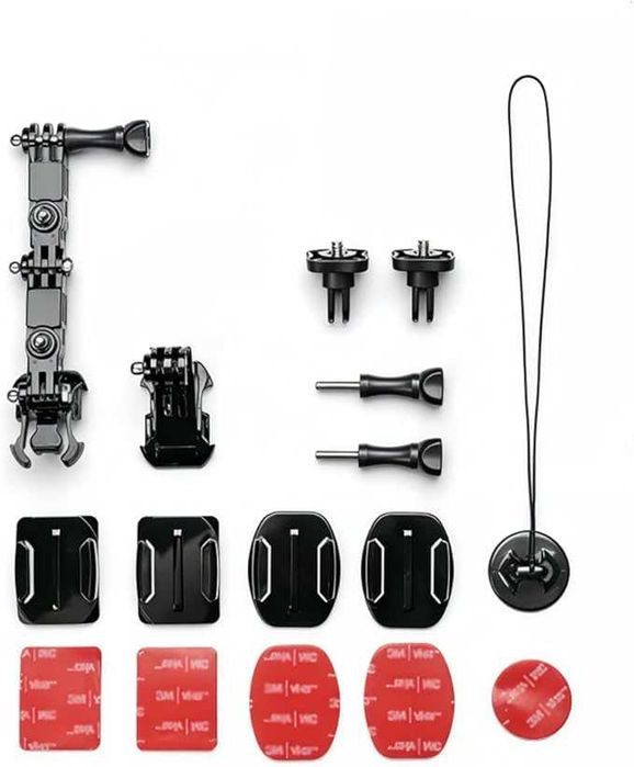 Kомплект монтажи за каска За GoPro, DJI, Insta360 - Helmet Set 25