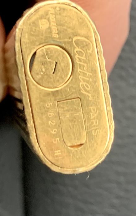 Bricheta Cartier placata aur poate pierde gaz. Pret FIX