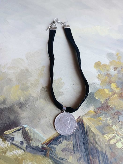 Choker moneda argint