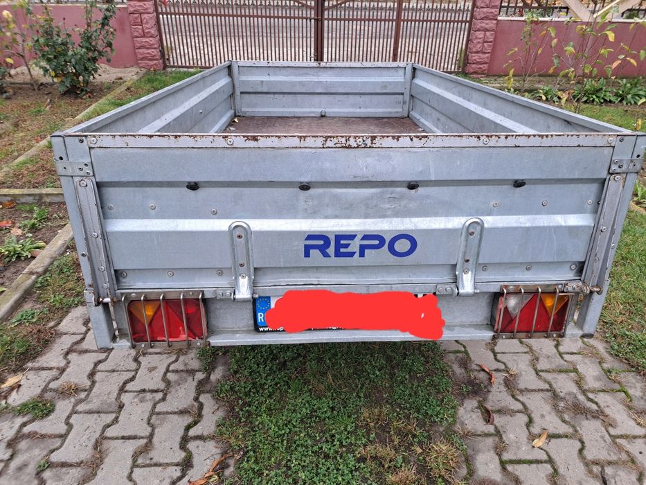 Remorca  auto 750 kg basculabila special pt ATV (platforma ATV)  cat B