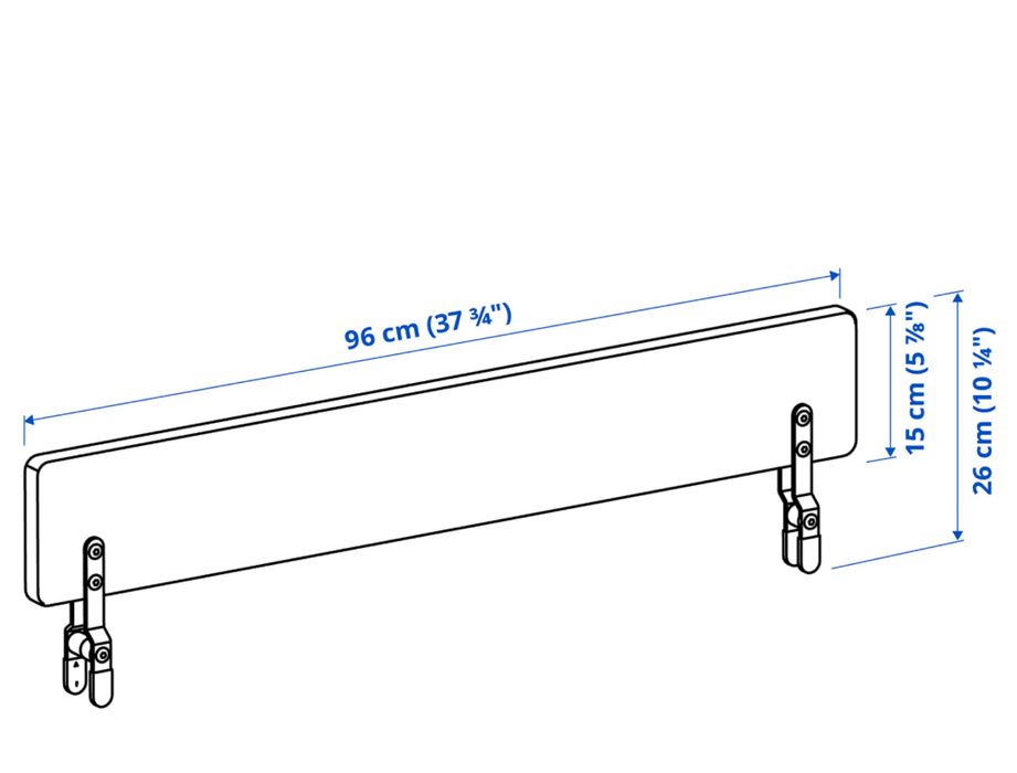 Бортик Ikea на кровать