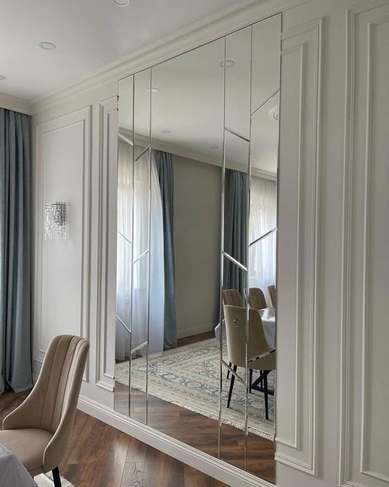 Зеркало. Зеркало с подсветкой. Ромбики. Душевые кабины