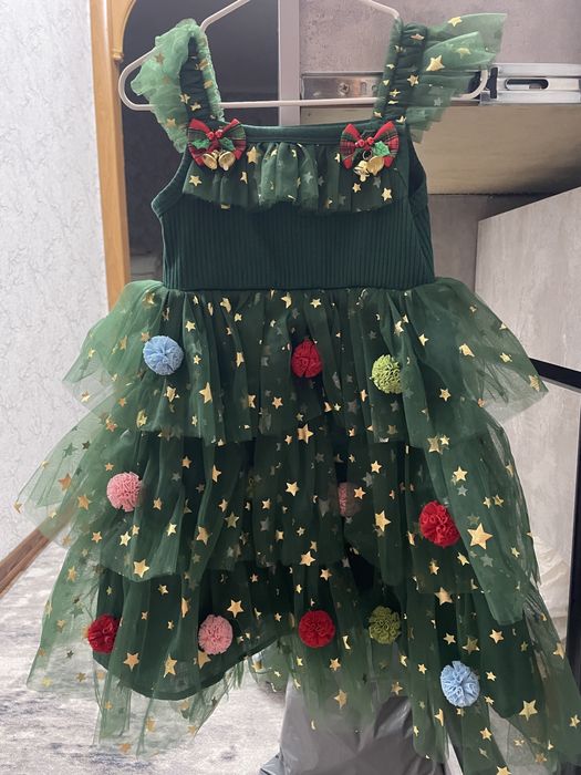 Новогоднее платье елочки