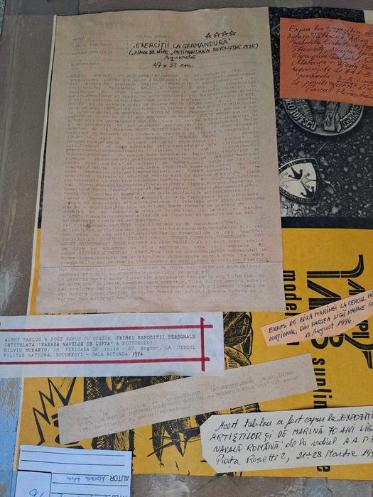 tablou acuarela semnat Morariu Silviu datat 1958