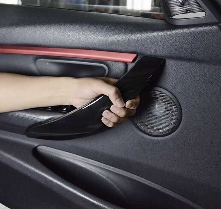 Вътрешни дръжки за врата BMW F30 / F31 / F32 / F36 – 1бр. Черен гланц