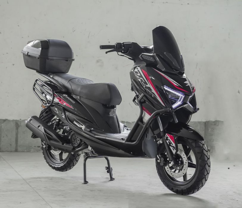 DRONGO dan Tigr skuteri 
2026 model.
Motor 150 kub
Tezligi 100km/s
Ben