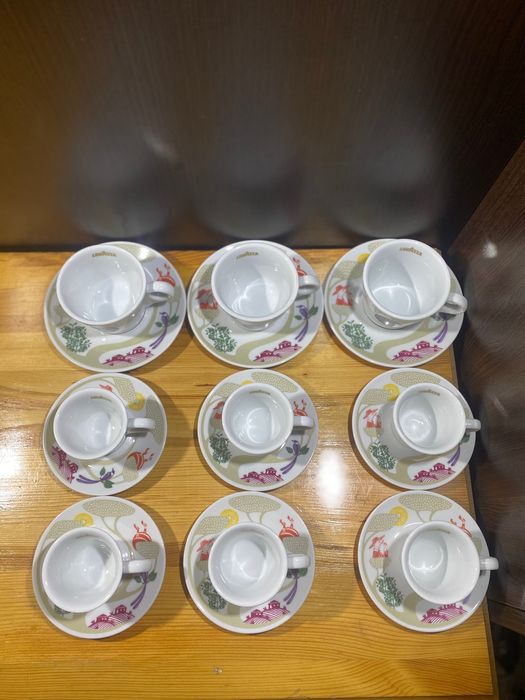 Лаваца Тиера / Lavazza Tierra оригинални чаши за кафе и капучино