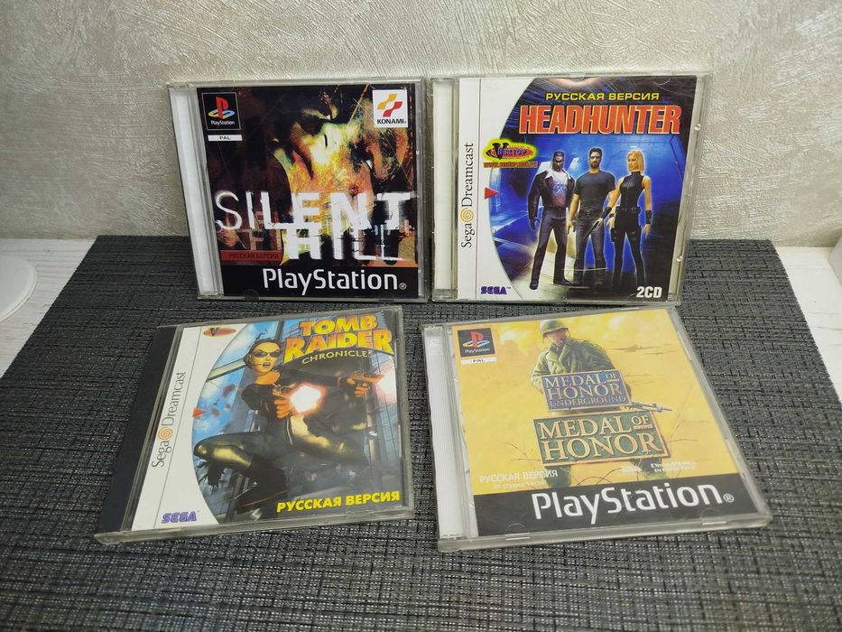 Игровые диски PS1 Sega Dreamcast