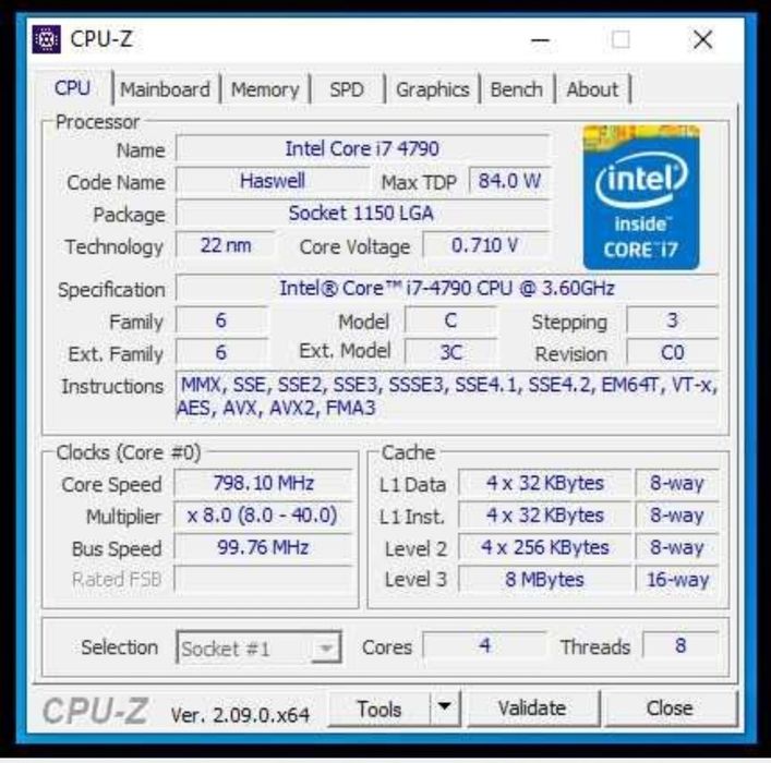 CPU i7 4790 LGA1150