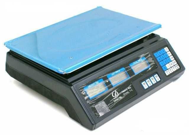 кантар до 40 кг с метална платформа,електронна везна нова