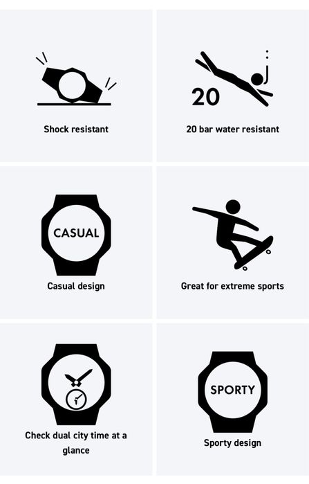 Часовник Casio G-SHOCK GA 120