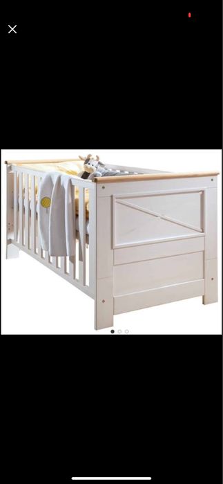 Pătuț Iris pentru Bebe și Junior (Adolescent) , Lemn Masiv