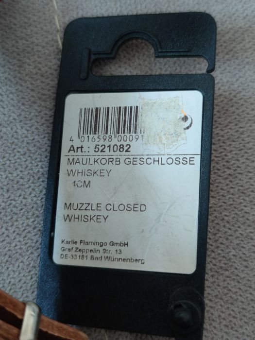 Botnita câine piele naturala Germania talie L