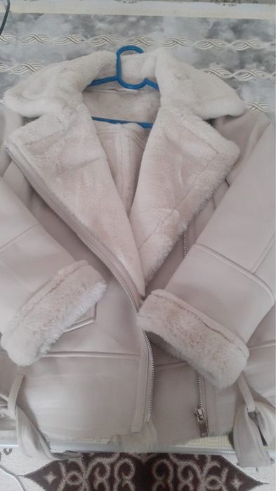 Тёплая зимняя дублёнка