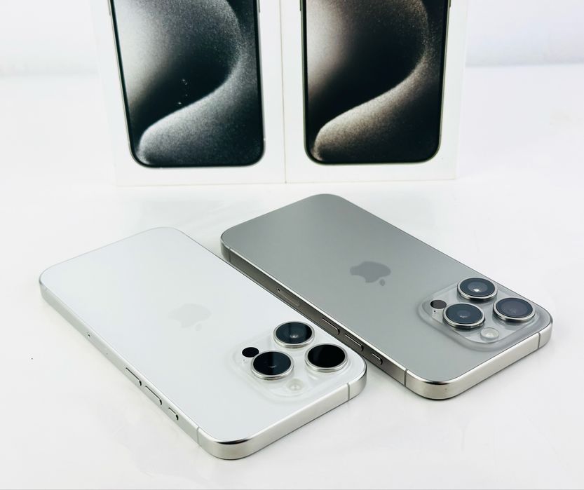 Apple iPhone 15 Pro 128GB White / Natural Перфектен! Гаранция!