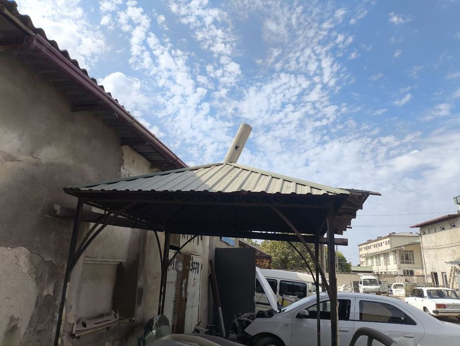 Навес. Сомса тандир учун