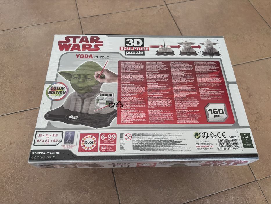 Star Wars 3D пъзел Йода