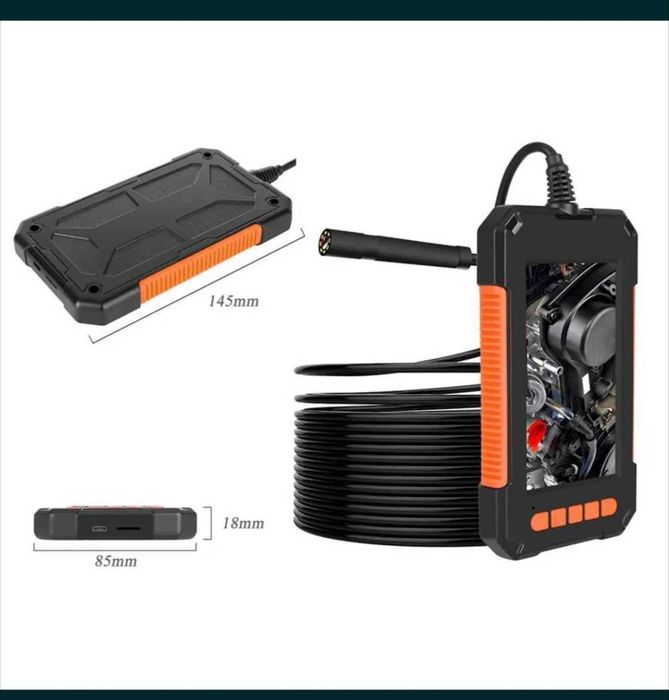 Професионален Ендоскоп Камера 4.3" дисплей с 5 метра кабел