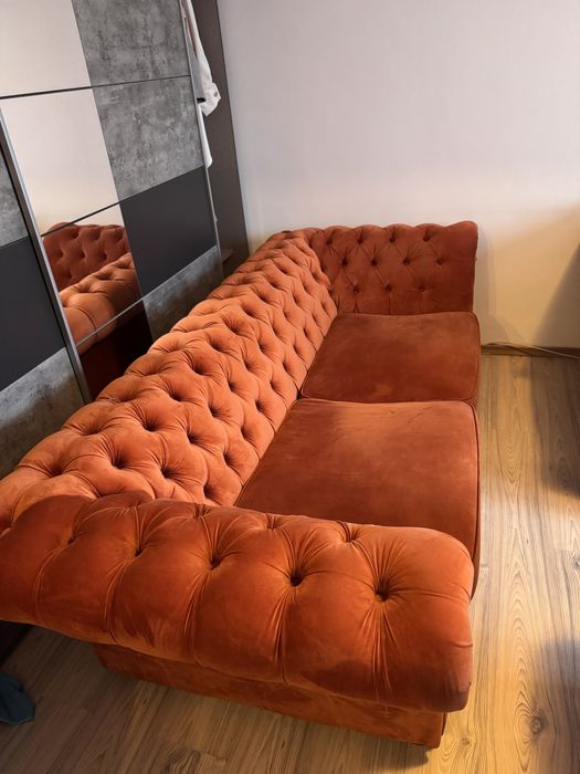 Set canapea + 2 fotolii Chesterfied